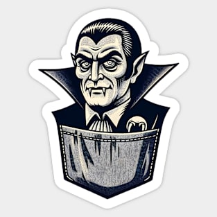 Pocket Dracula – Monster in My Pocket Series Tee Sticker